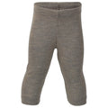 Baby Leggings Wolle/Seide walnuss