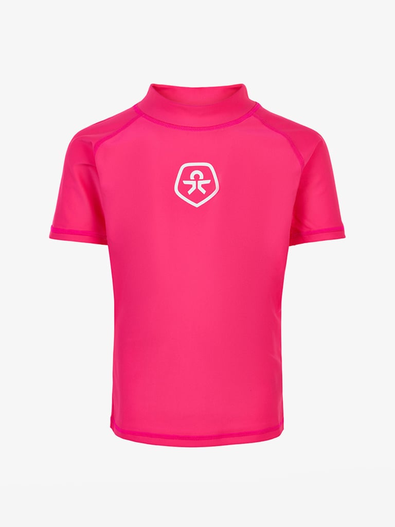Badeshirt kurzarm – UV- Shirt UVP 40 – solid pink