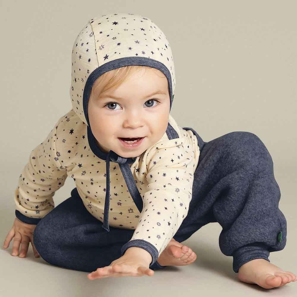 Babymütze - Sternen - Merino